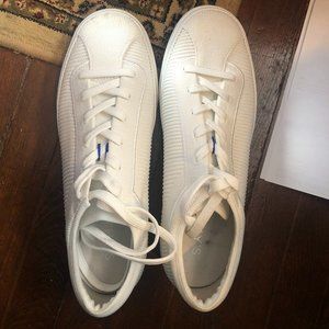 Rothy's Lace Up Shoes, White Size 8